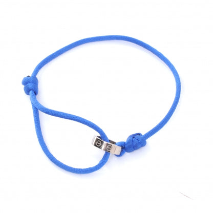 Cartier 18k White Gold Charity LOVE Adjustable Cord Bracelet Royal Blue 1 of 6