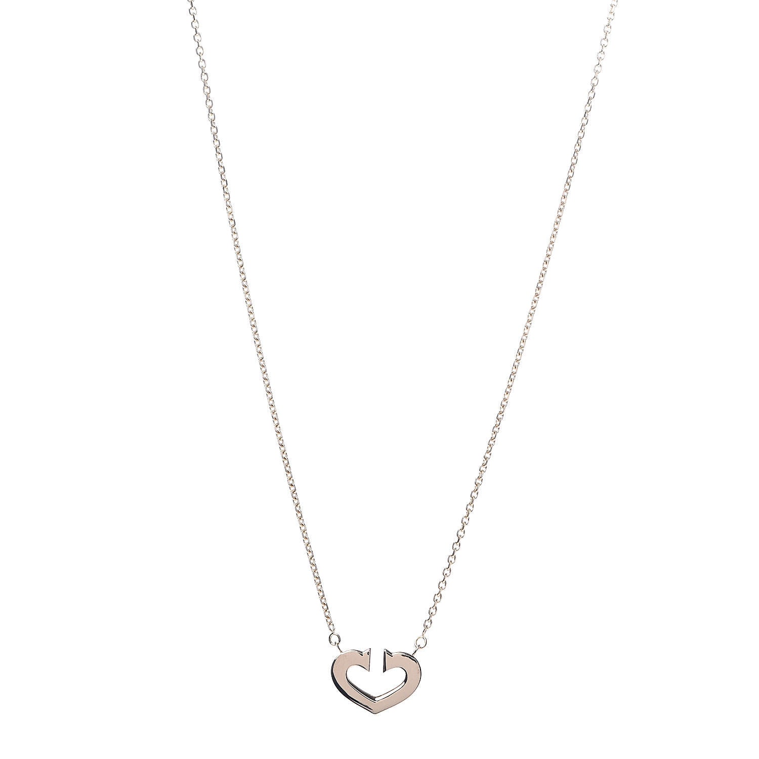 Tiffany CARTIER 18K Yellow Gold Medium Hearts and Symbols Necklace 1 of 7