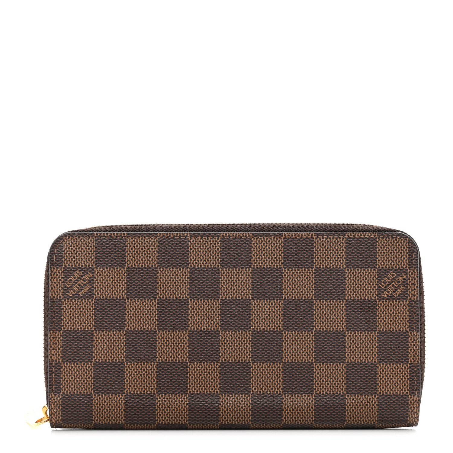 Louis Vuitton Damier Ebene Zippy Wallet Rose Ballerine 1 of 6