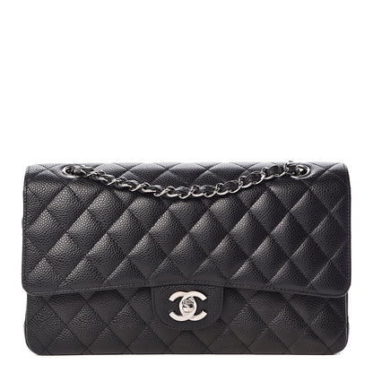 Chanel Caviar Quilted Medium Double Flap Black 1 of 11