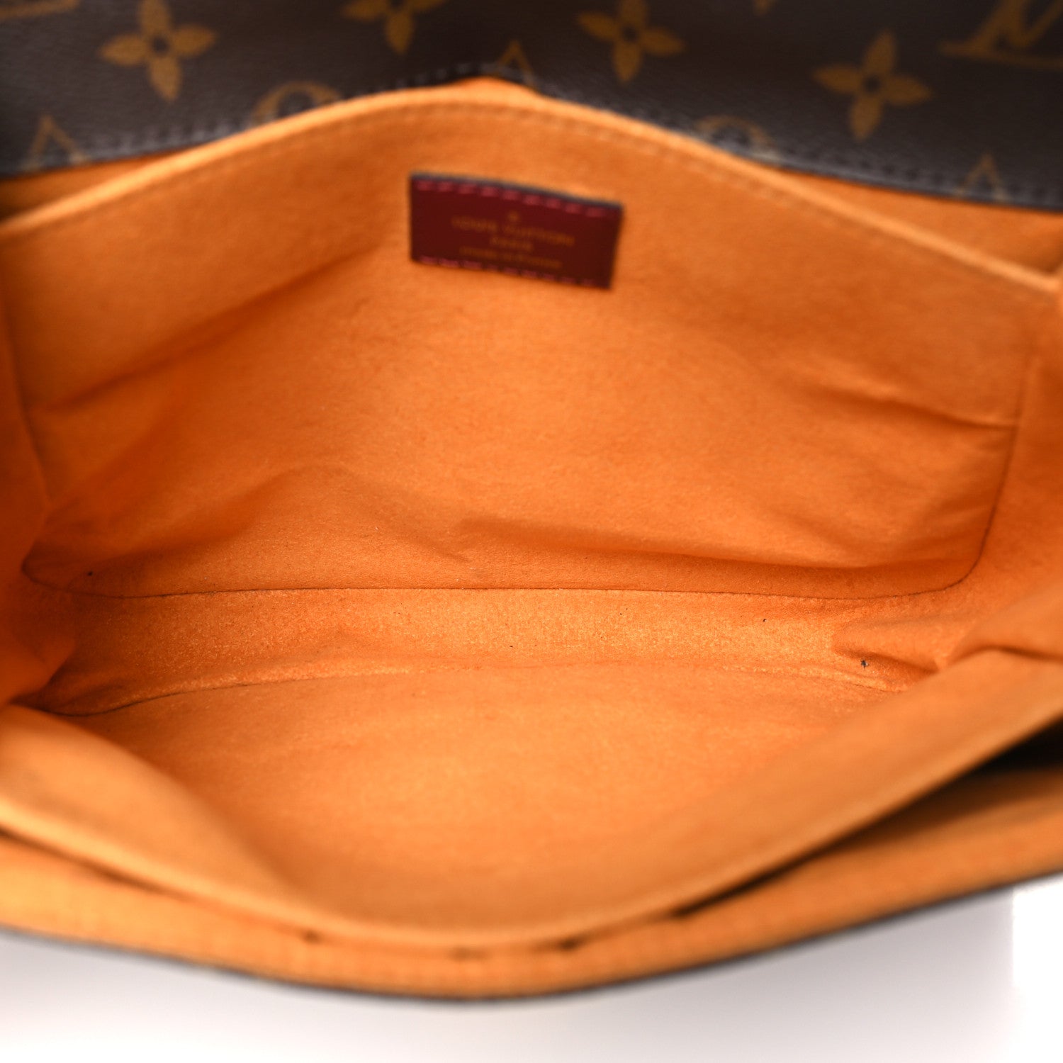 Louis Vuitton Monogram Braided Pochette Metis Safran 4 of 7