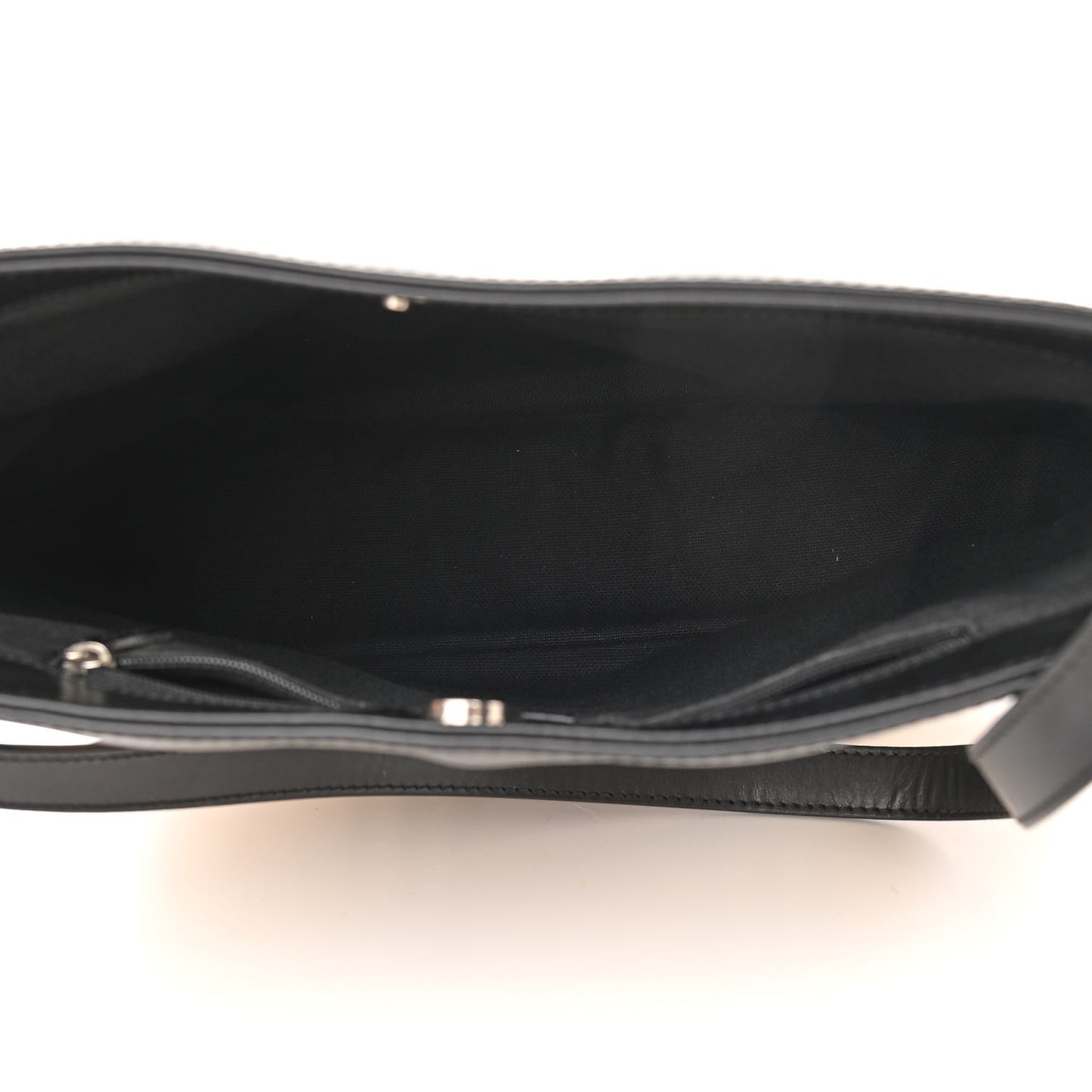 House Check Shoulder Bag Black