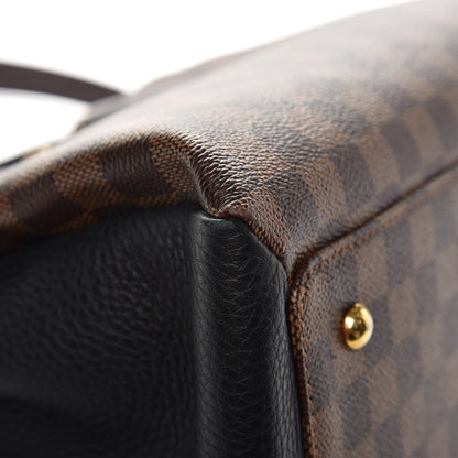 Louis Vuitton Cuir Taurillon Damier Ebene Normandy Black 8 of 13