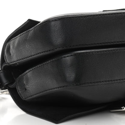 Fendi Vitello Dolce Elaphe Monster Eyes Micro Double Baguette Black Naturale 9 of 11