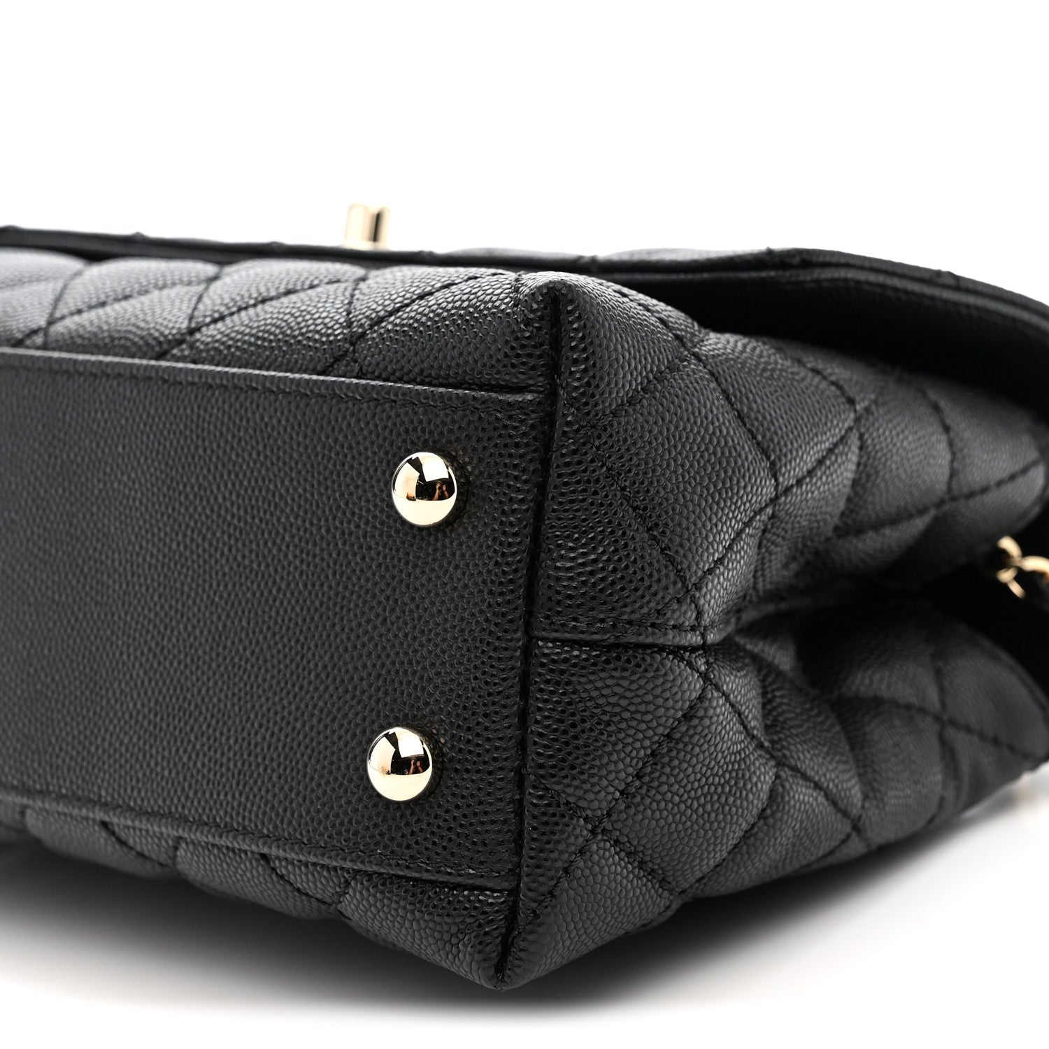 Chanel Caviar Quilted Mini Coco Handle Flap Black 10 of 11