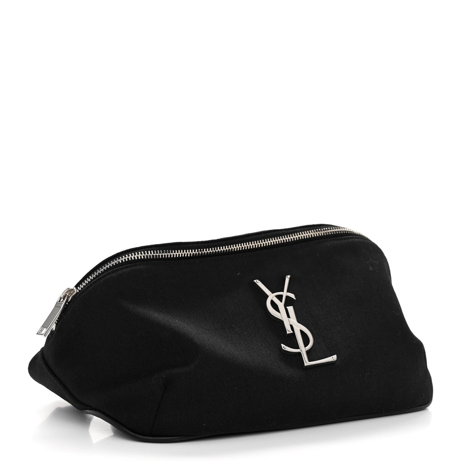 Saint Laurent Canvas Monogram Belt Bag Black 4 of 9