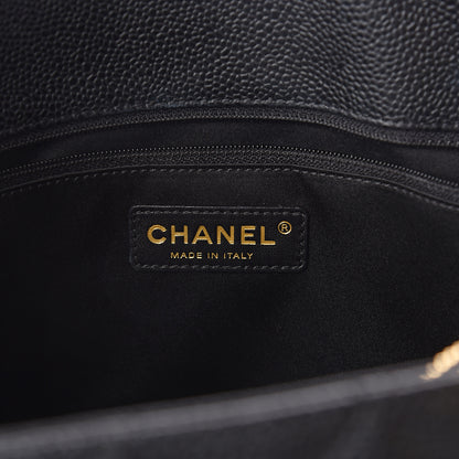 Chanel Caviar Quilted Grand Shopping Tote GST Black 6 of 10