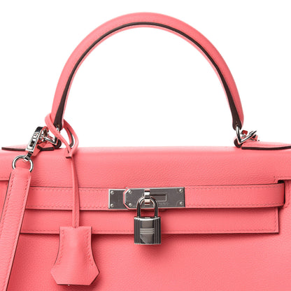 Hermes Evercolor Verso Kelly Retourne 28 Rose D'ete 10 of 11