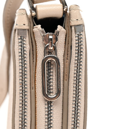 Burberry Grainy Goatskin Penhurst D-Ring Triple Zip Crossbody Bag Beige 11 of 13