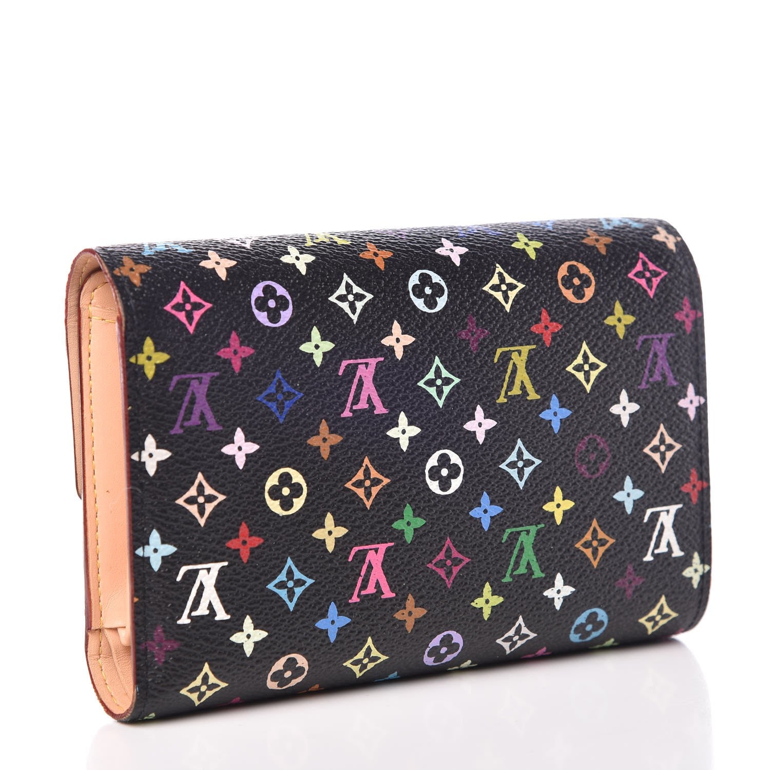 Louis Vuitton Monogram Multicolor Alexandra Wallet Black 3 of 10