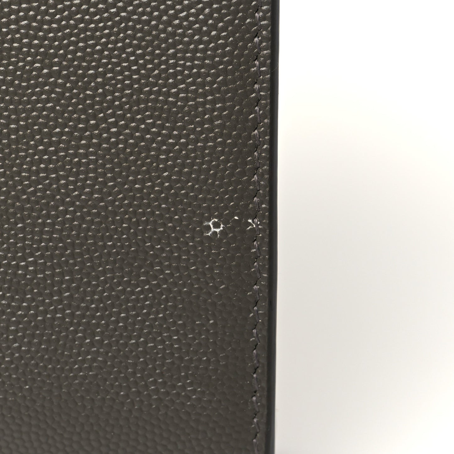 Grain De Poudre Medium Classic Monogram Kate Satchel Earth Grey