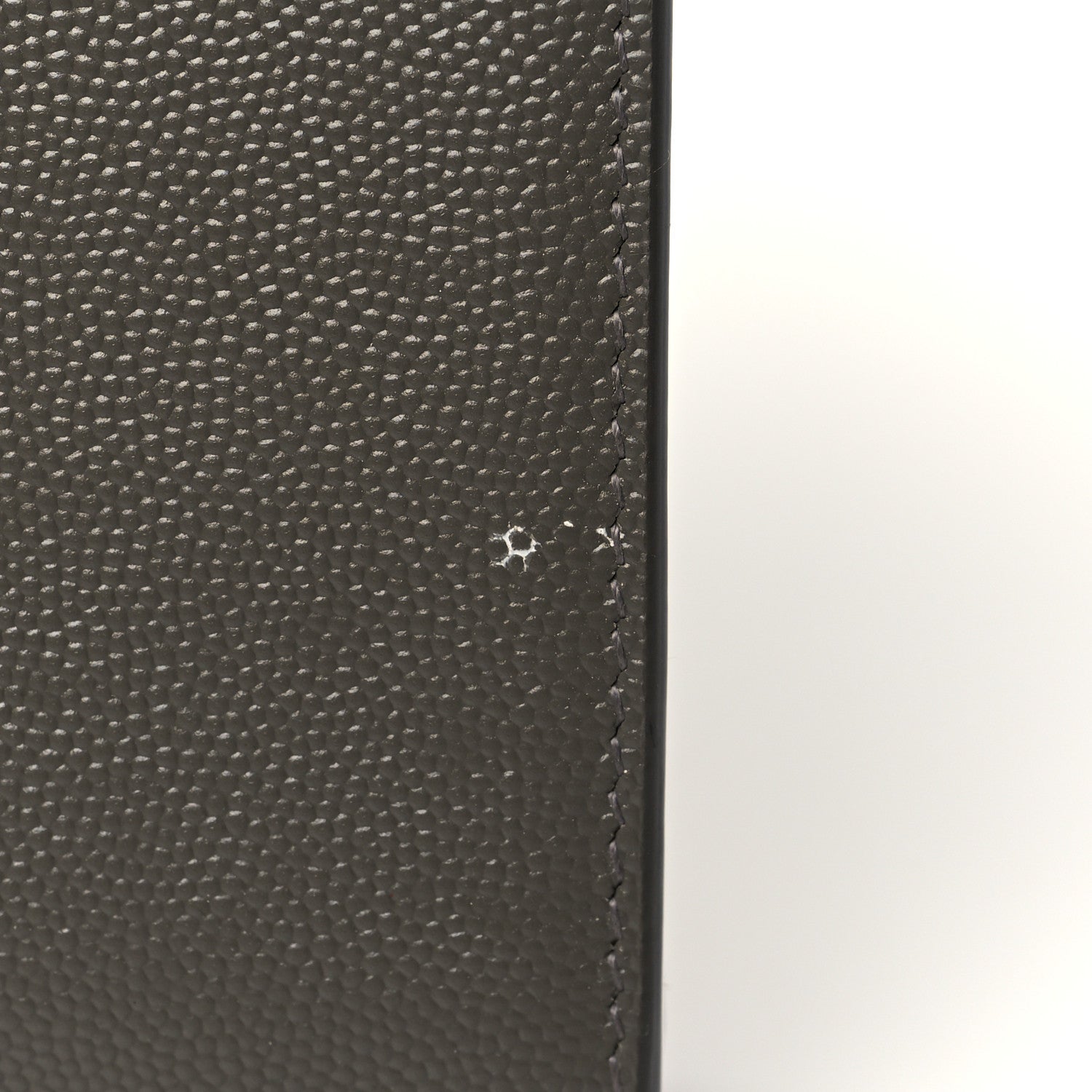 Saint Laurent Grain De Poudre Medium Classic Monogram Kate Satchel Earth Grey 11 of 15
