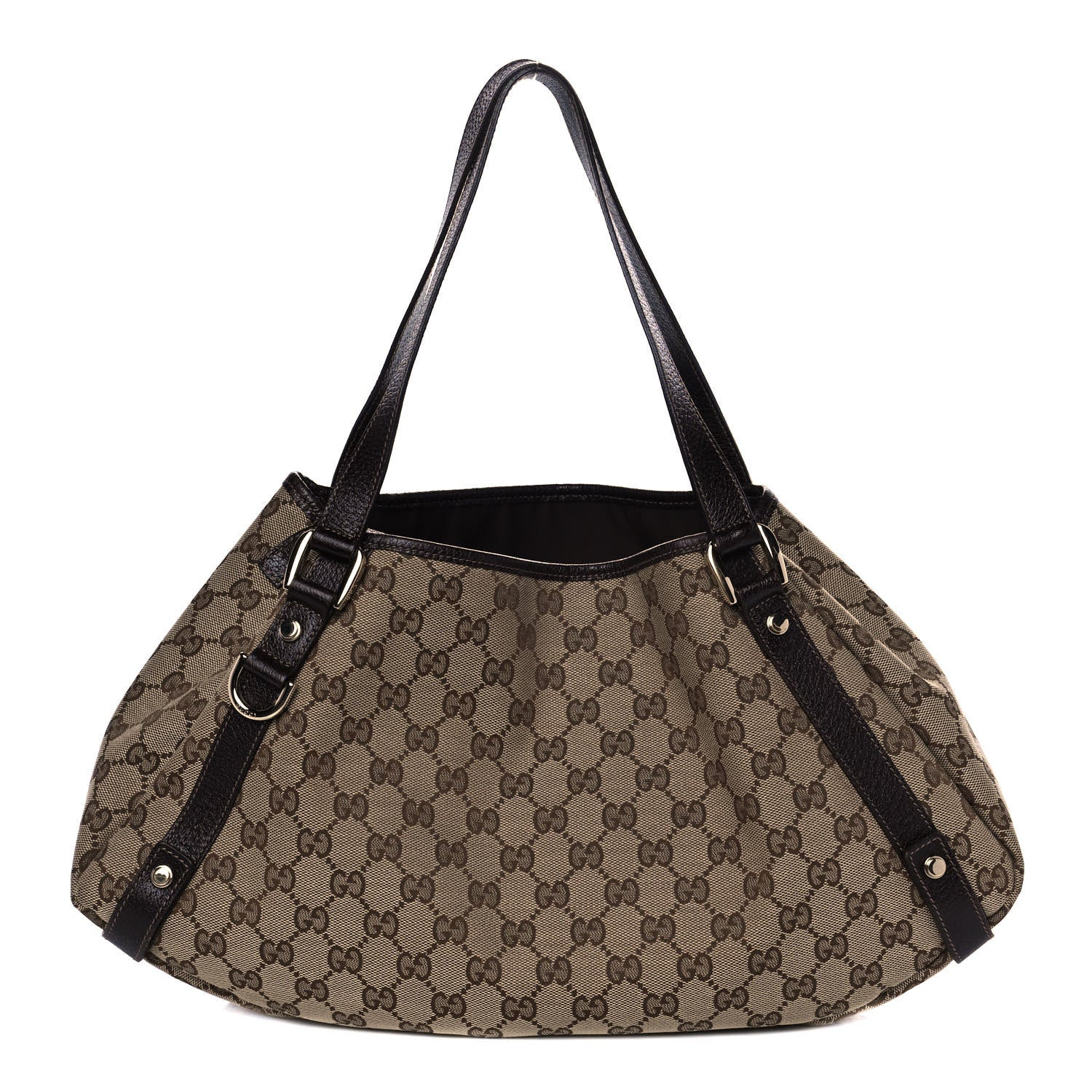 Gucci Monogram Medium Abbey Shoulder Bag Dark Brown 1 of 11