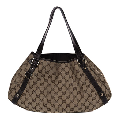 Gucci Monogram Medium Abbey Shoulder Bag Dark Brown 1 of 11