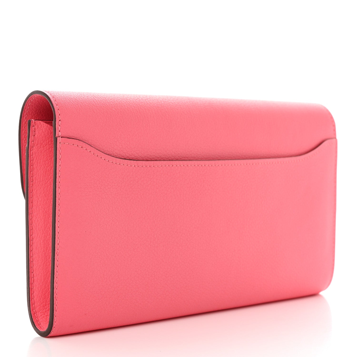 Hermes Evercolor Constance Long Wallet Rose Azalee 4 of 12