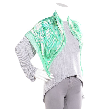 Hermes Silk Plisse Au Bord de L'Eau Scarf 90 2 of 7
