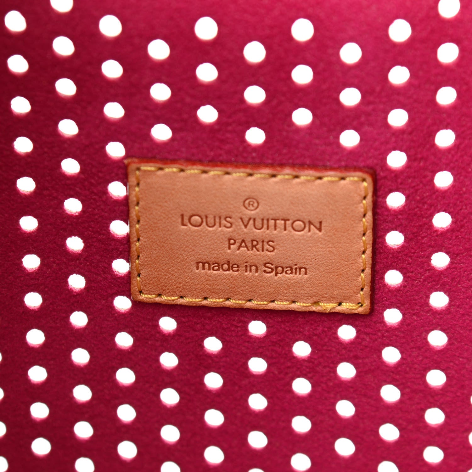 Louis Vuitton Monogram Perforated Musette Fuchsia 6 of 14