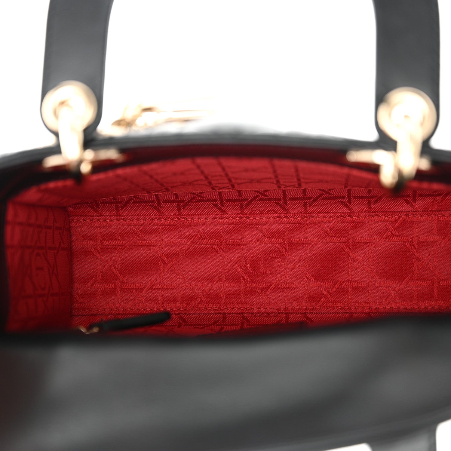 Christian Dior Lambskin Cannage Small My ABCDior Lady Dior Black 5 of 12
