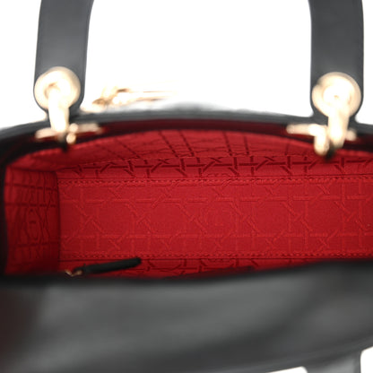Christian Dior Lambskin Cannage Small My ABCDior Lady Dior Black 5 of 12