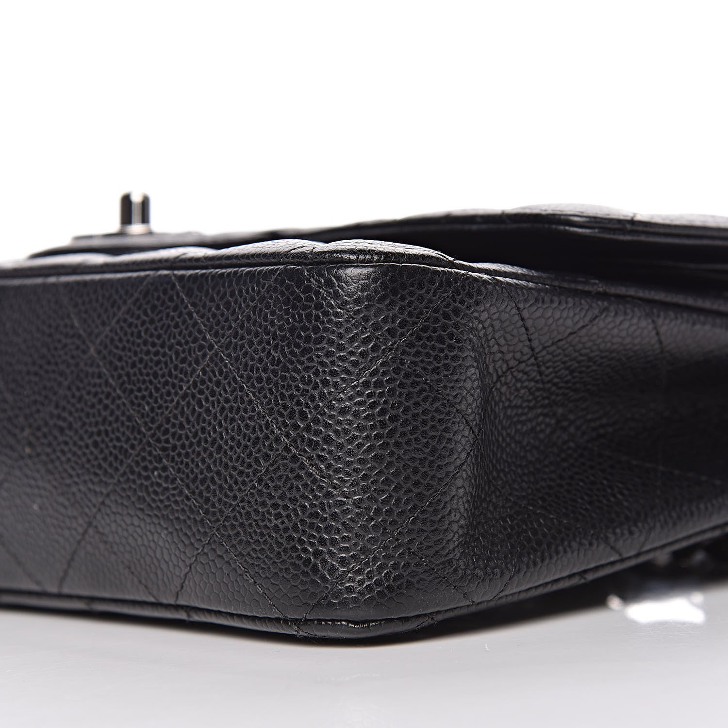 Chanel Caviar Quilted Medium Double Flap Black 10 of 15