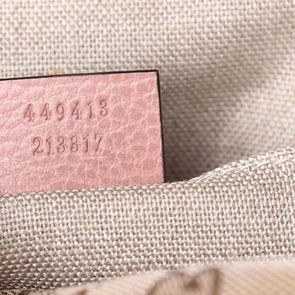 Gucci Monogram Mini Bree Messenger Bag Beige Soft Pink 9 of 10