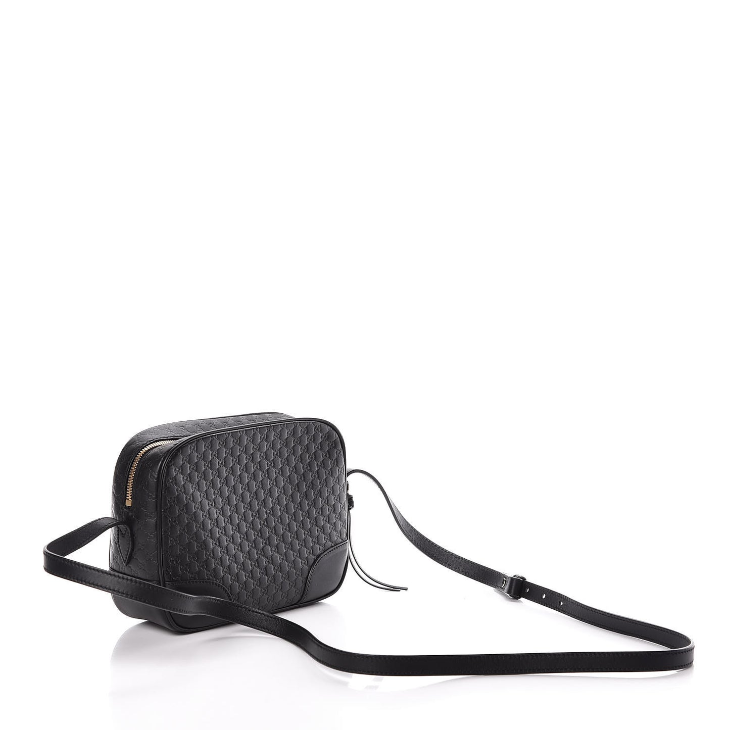 Microguccissima Mini Bree Messenger Bag Black