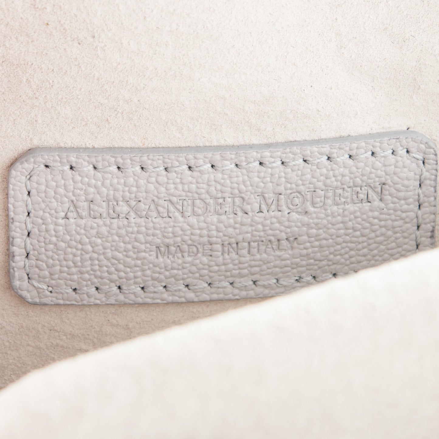 Grained Calfskin Medium Insignia Flap Cloud