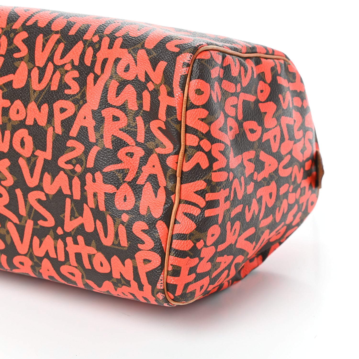 Louis Vuitton Monogram Graffiti Speedy 30 Orange 9 of 9