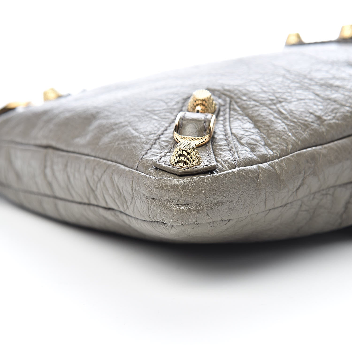Balenciaga Agneau Giant 12 Gold Hardware Flat Crossbody Beige Liege 9 of 10