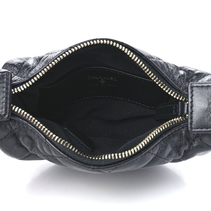 Chanel Lambskin Quilted Chain Around Pouch Black 5 of 11