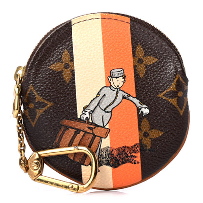 Louis Vuitton Monogram Groom Round Coin Purse 1 of 4