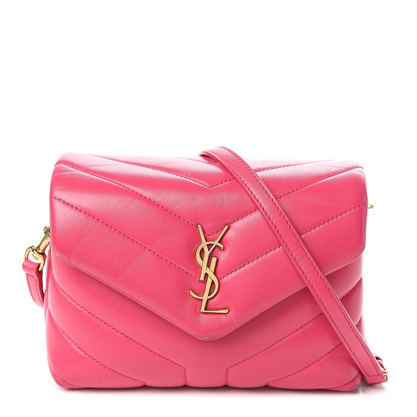 Calfskin Y Quilted Monogram Toy Loulou Crossbody Bag Freesia