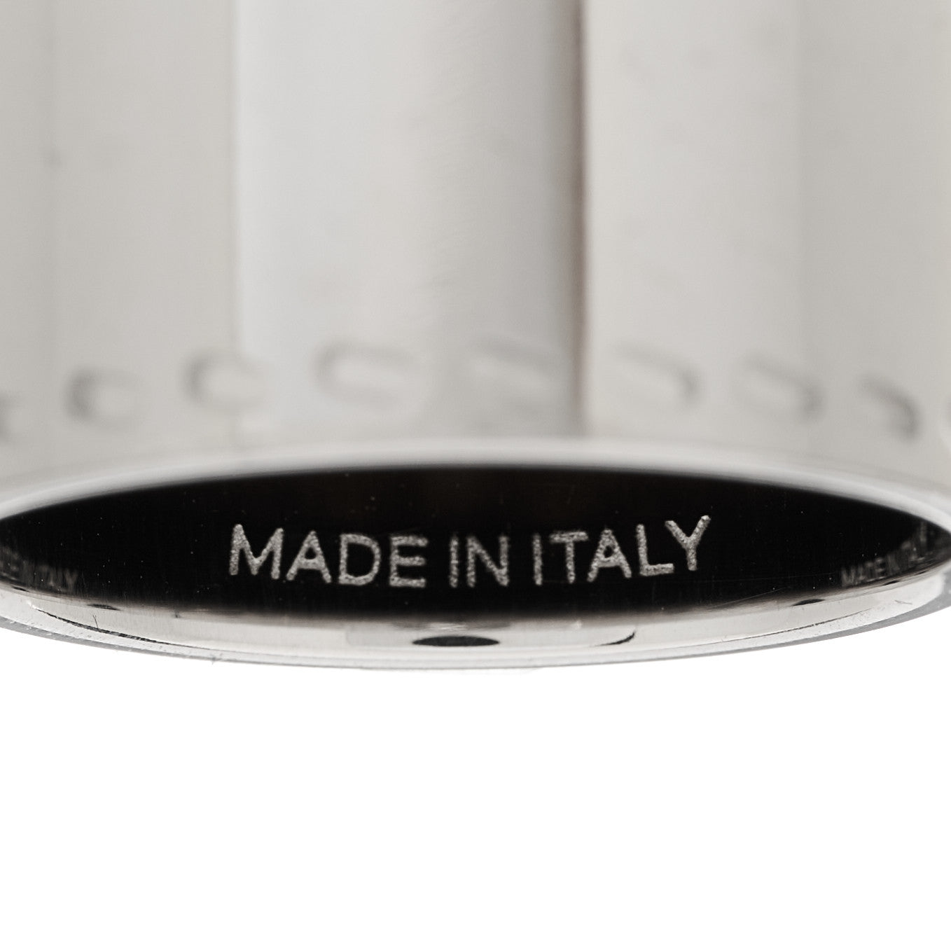 Hermes Palladium Tete de Cheval Horse Charm Scarf Ring 5 of 5