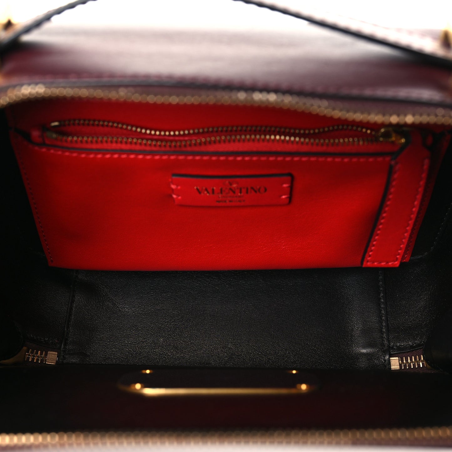 Smooth Calfskin VSling Crossbody Bag Rubin
