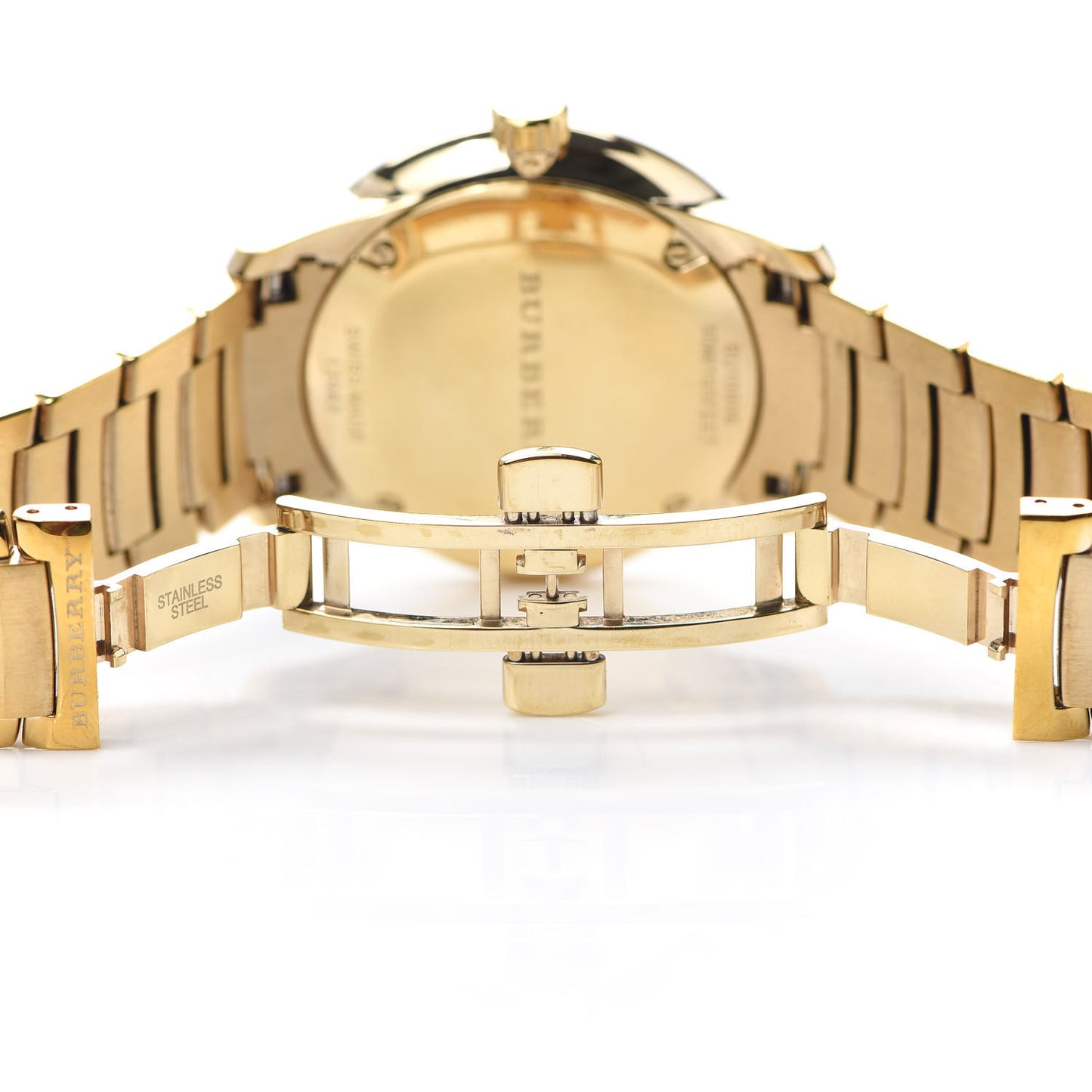 Stainless Steel 40mm Classic Round Quartz Watch Gold BU10006