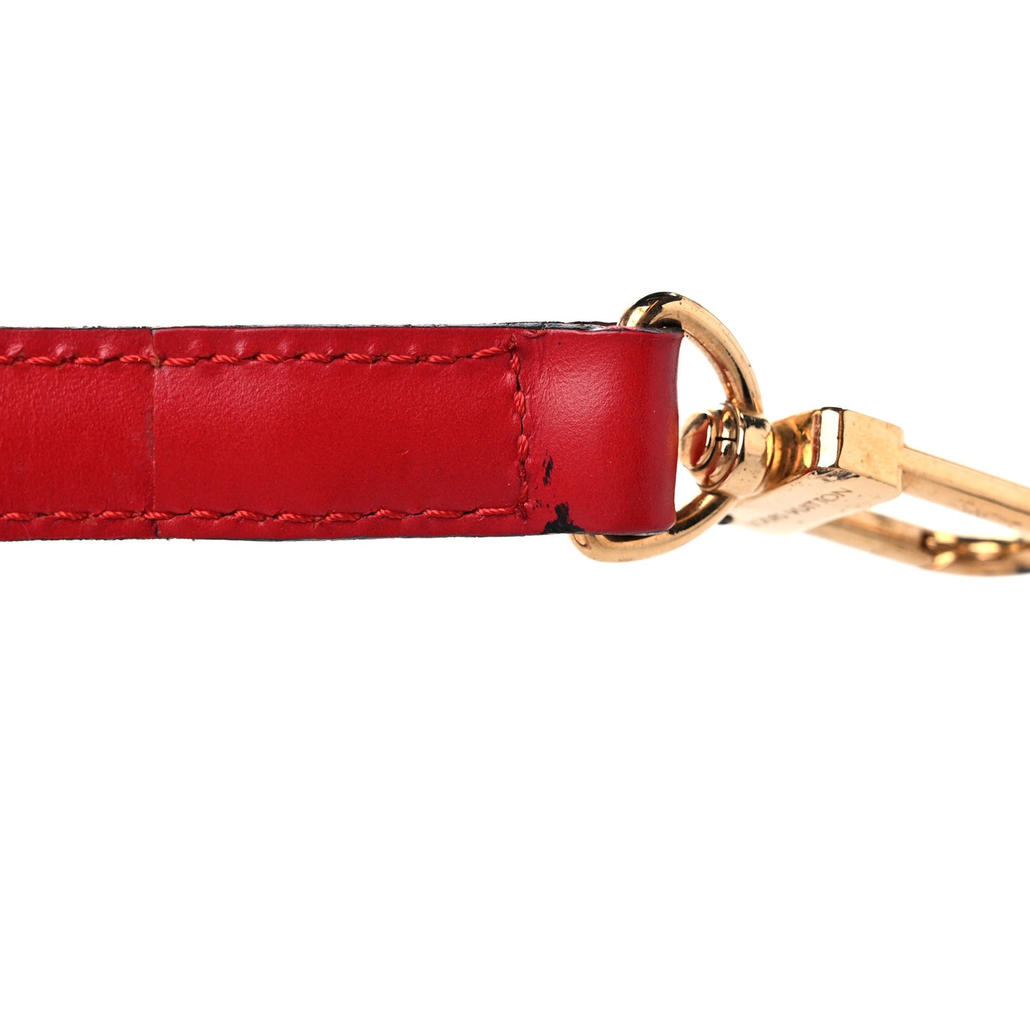 Calfskin 16mm Adjustable Shoulder Strap Red