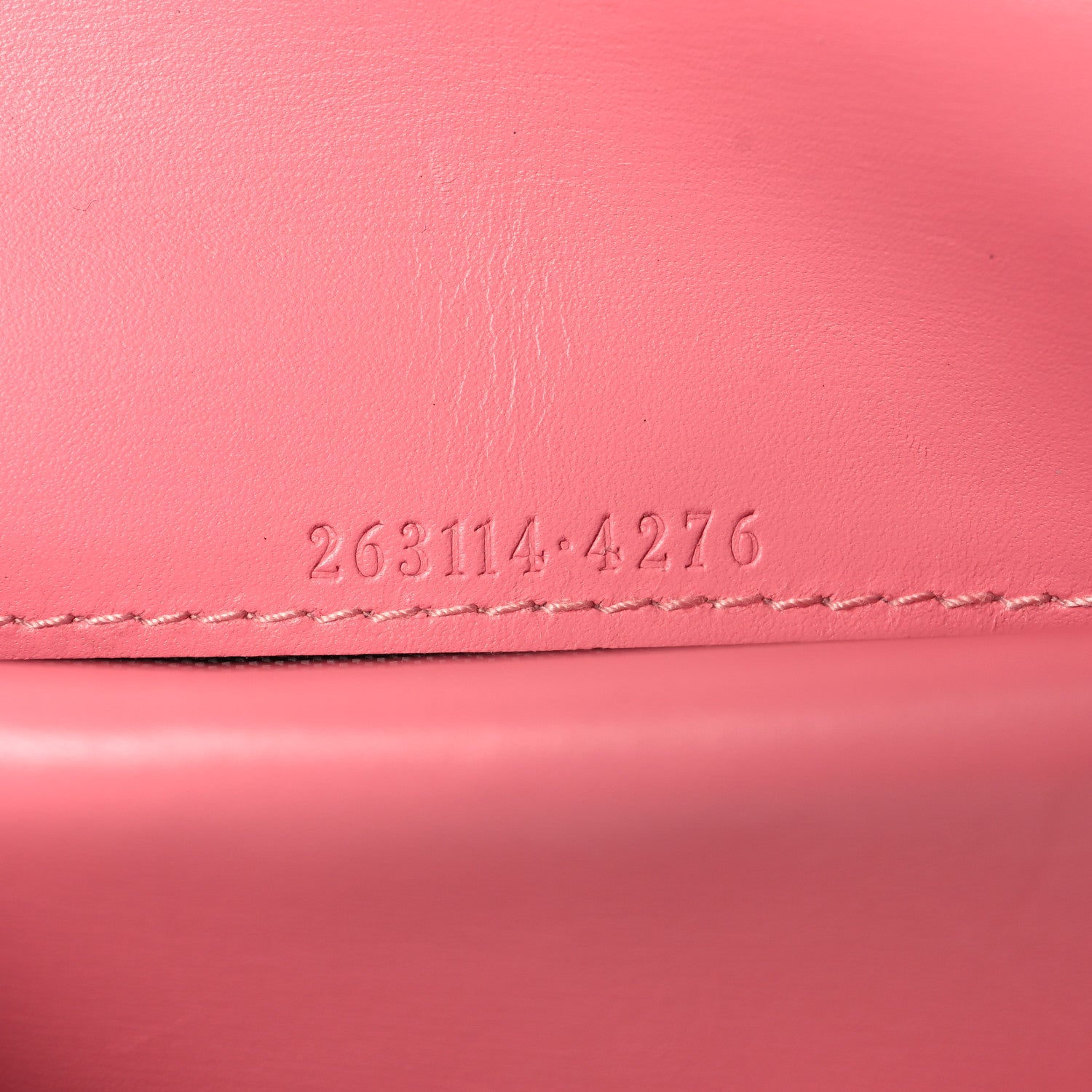 Gucci Guccissima Continental Flap Wallet Pink 7 of 10