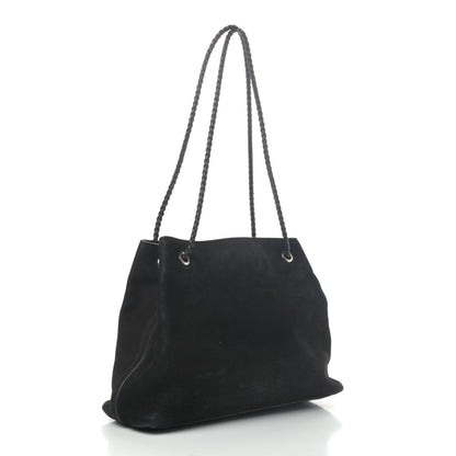 Gucci Calfskin Medium Braided Handle Gifford Tote Black 2 of 6