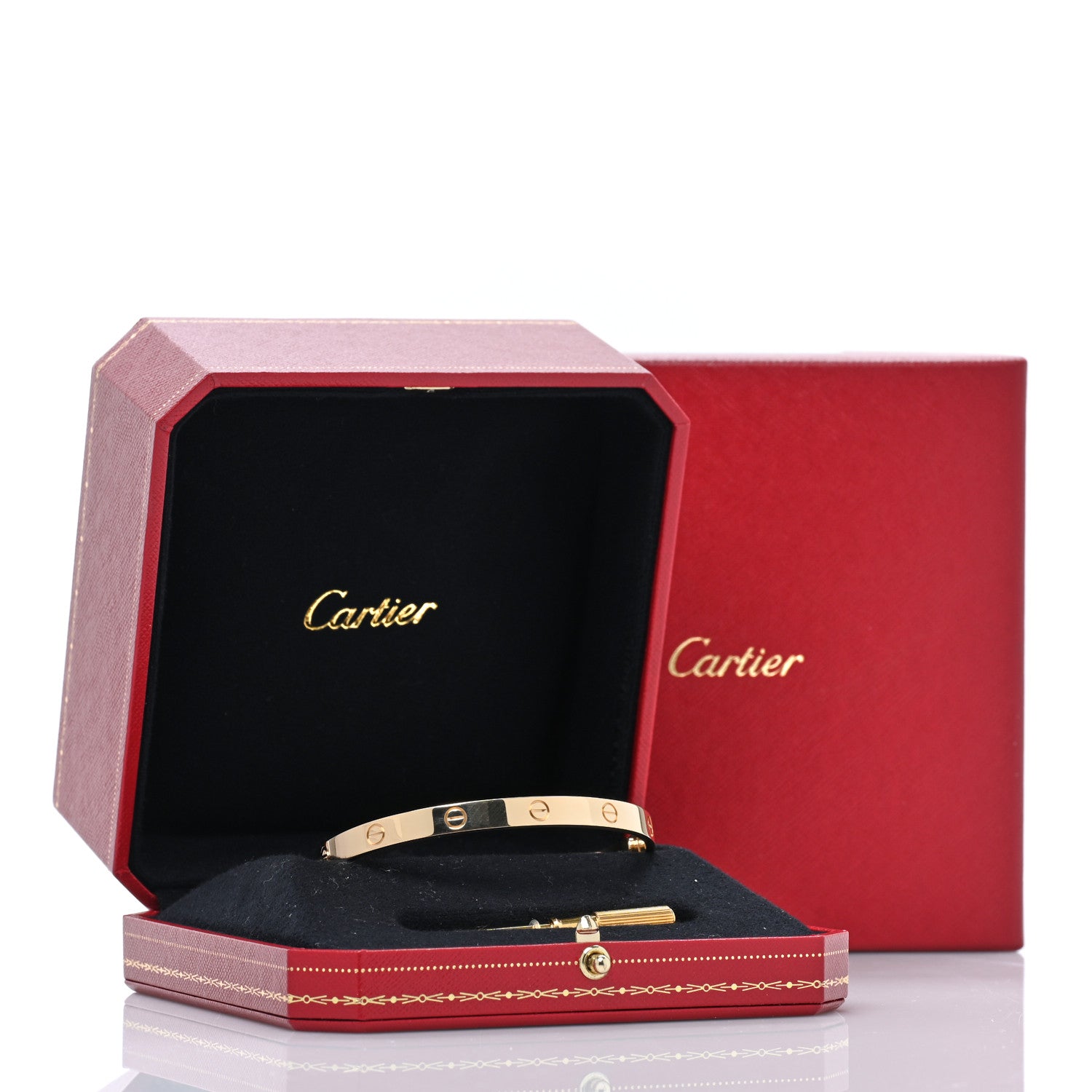 Cartier 18K Yellow Gold LOVE Bracelet 20 9 of 9