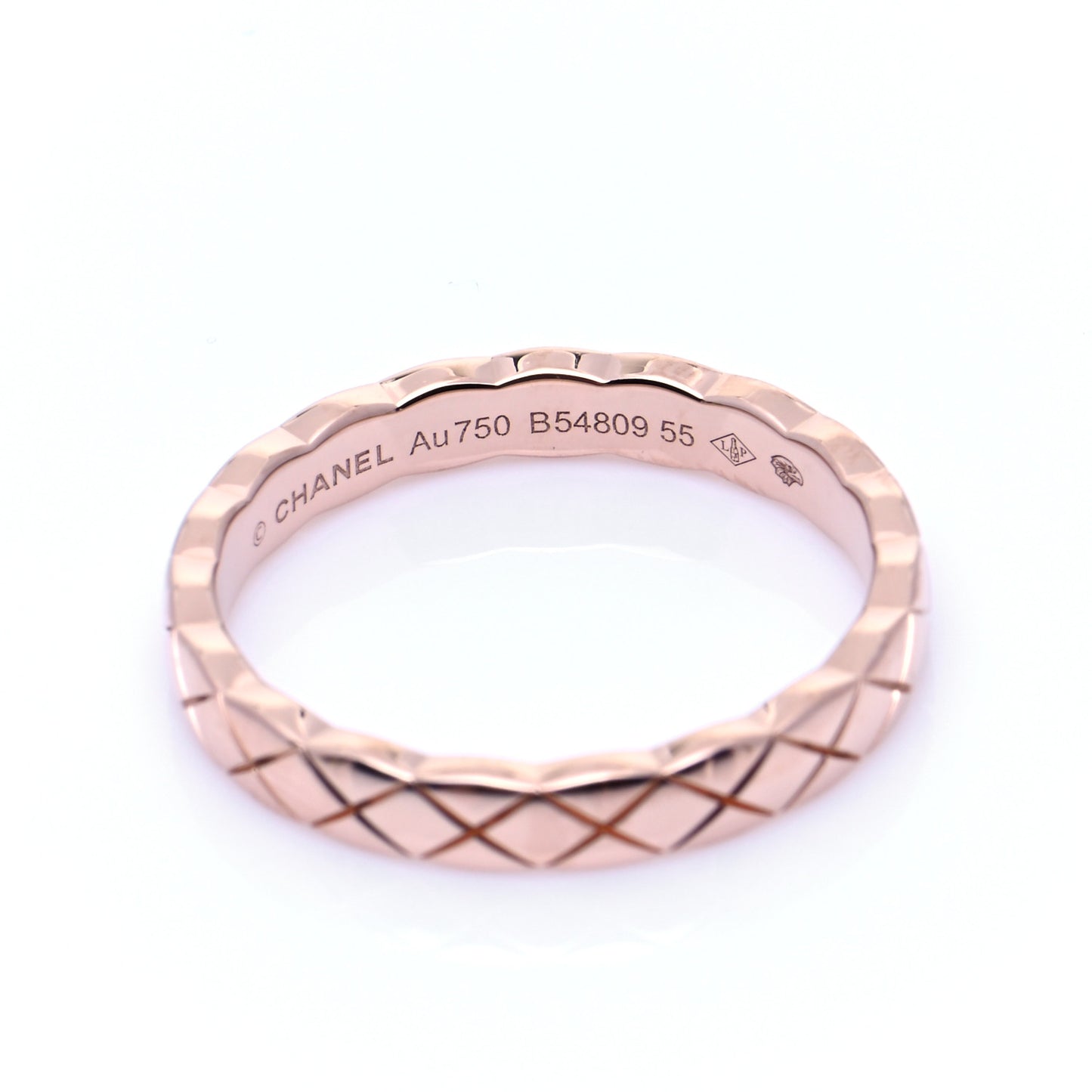 18K Beige Gold Mini Coco Crush Ring 55 7.25