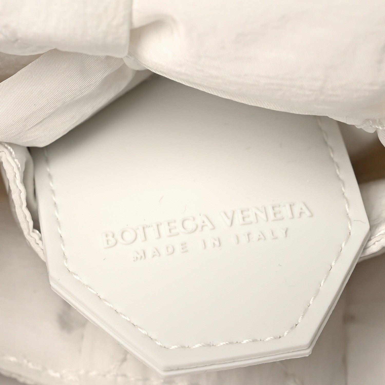 Bottega Veneta Nylon Intrecciato Padded Tech Candy Cassette Bag White 6 of 9