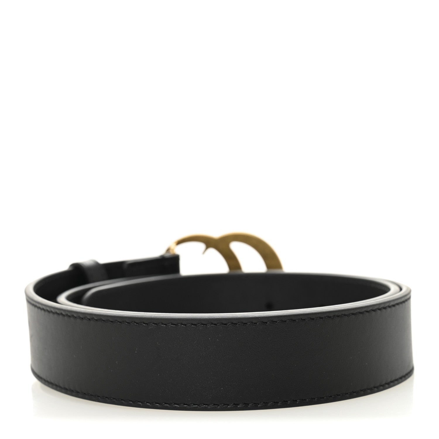 Gucci Calfskin Double G 30mm Belt 75 30 Black 2 of 6
