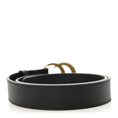 Gucci Calfskin Double G 30mm Belt 75 30 Black 2 of 6