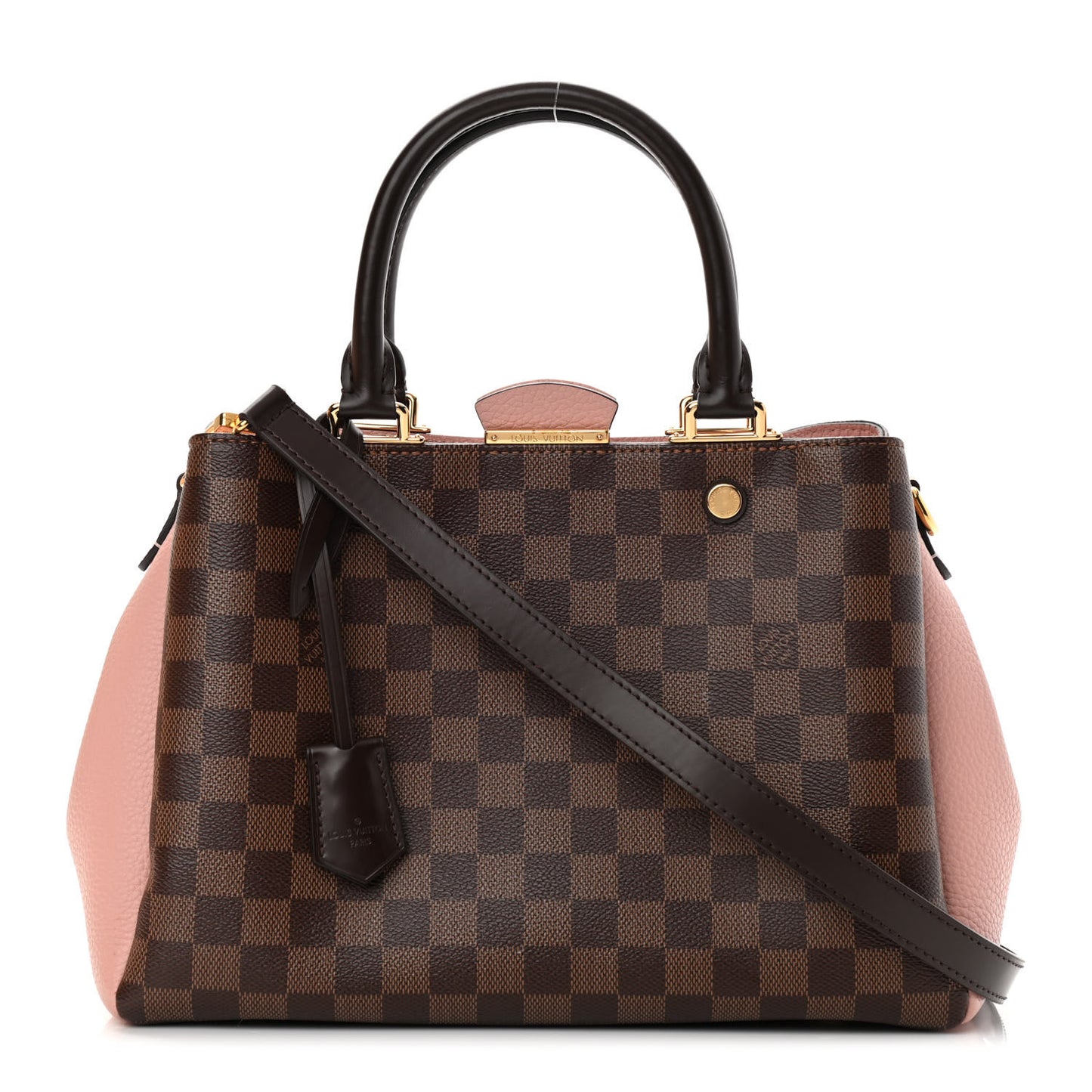 Damier Ebene Cuir Taurillon Brittany Magnolia