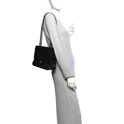 Chanel Lambskin Quilted Jumbo Single Flap Black 2 of 13