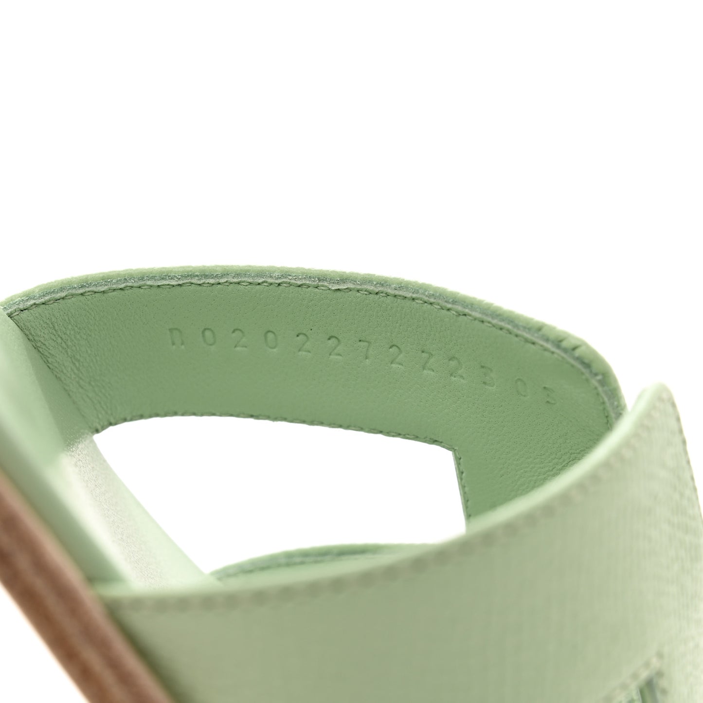 Epsom Oran Sandals 38.5 Vert Jade