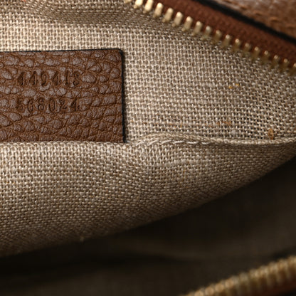 Gucci Monogram Mini Bree Messenger Bag Beige Tabacco 6 of 10