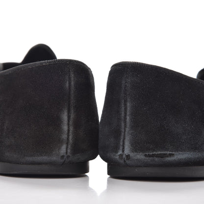 Marc Jacobs MARC By Suede Neville Dog Loafers 38.5 Black 14 of 17