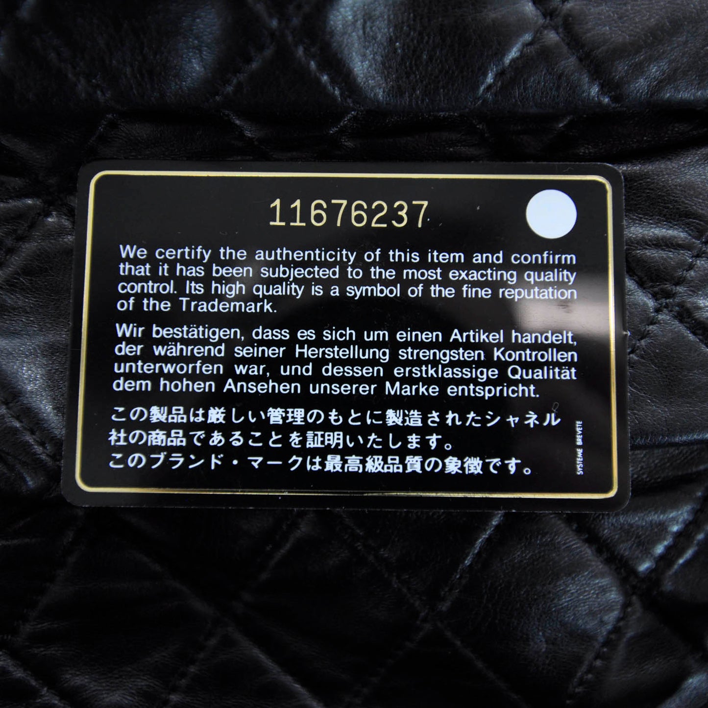 Lambskin Quilted Sharpei Frame Tote Black