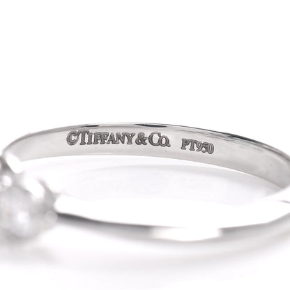 Tiffany Platinum Diamond Three Stone Milgrain Ring 49 5 5 of 5